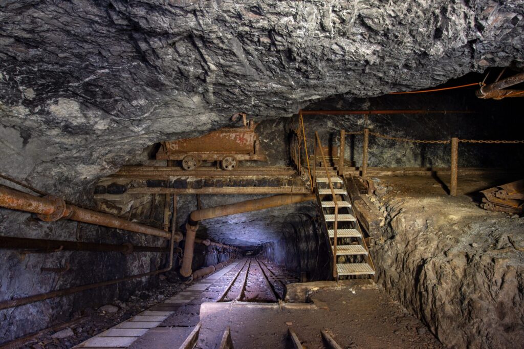 Stollen im Gonzenbergwerk Sargans, St. Gallen(Foto Verein Pro Gonzenbergwerk)