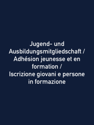 Adhésion jeunesse et en formation