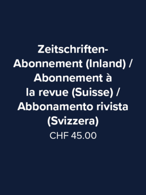 Zeitschriften-Abonnement Inland
