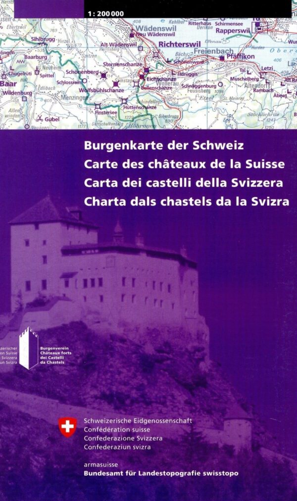 Burgenkarte der Schweiz: Blatt Ost und West