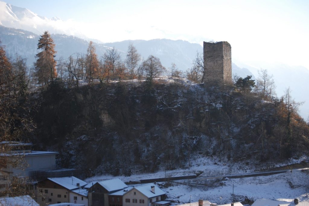 Trin GR, Burg Canaschal, © Archäologischer Dienst Graubünden