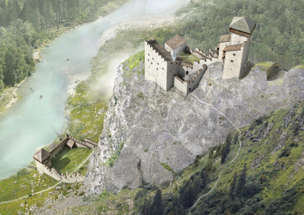 Rothenbrunnen GR, Burg Oberjuvalt, © bildebene.ch, Joe Rohrer, Luzern