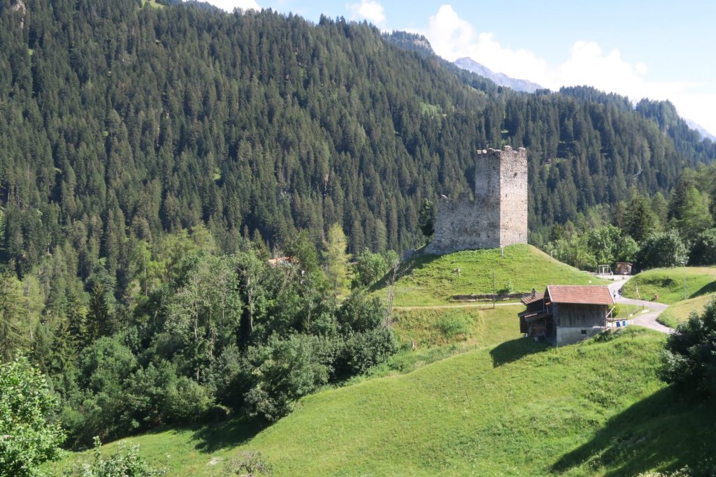 Malix GR, Burgruine Strassberg, © Peter Niederhäuser