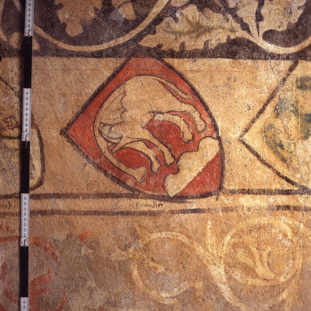 Zürich, Brunngasse 8, Wappen der Grafen von Helfenstein, © Daniel Gutscher.